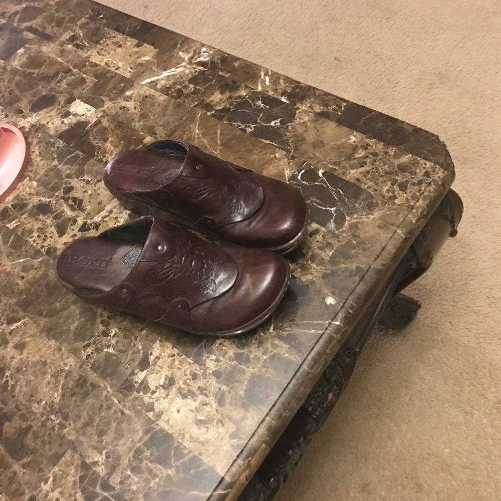 Brand new born mule shoes.